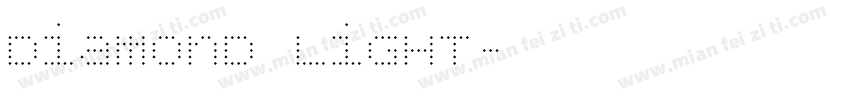 diamond light字体转换